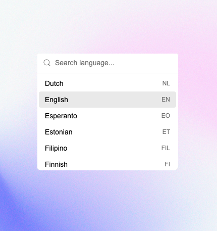 Multi-language Summaries and Transcripts